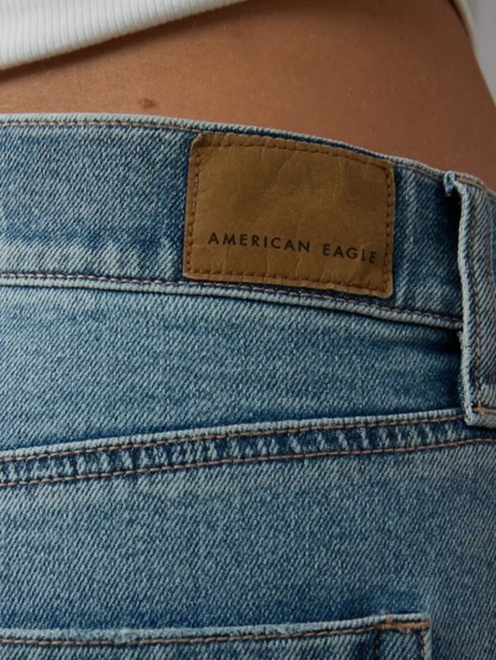AE Ex-Boyfriend Low Rise Strigid Jeans - Size 0 Reg. 25" W - Brand New With Tags - Picture 5 of 8